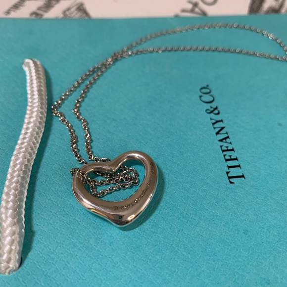 Tiffany & Co. Elsa Peretti Open Heart Necklace💟 - Picture 8 of 16
